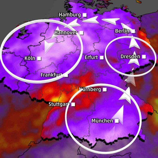 Unwetter von Süden bis Norden in Deutschland! Höchste Warnstufe, Evakuierungen geplant - Hochwasser droht